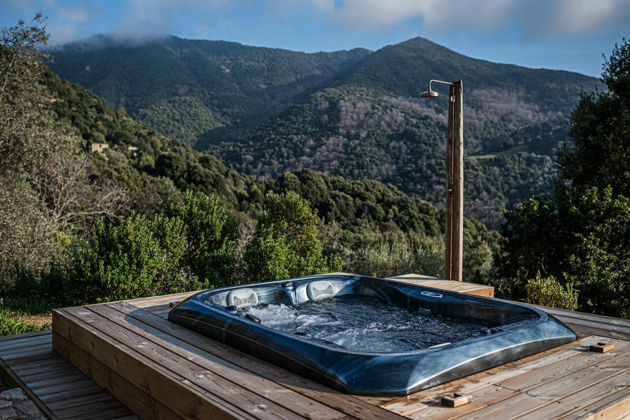 Jaccuzi maison hotes corse