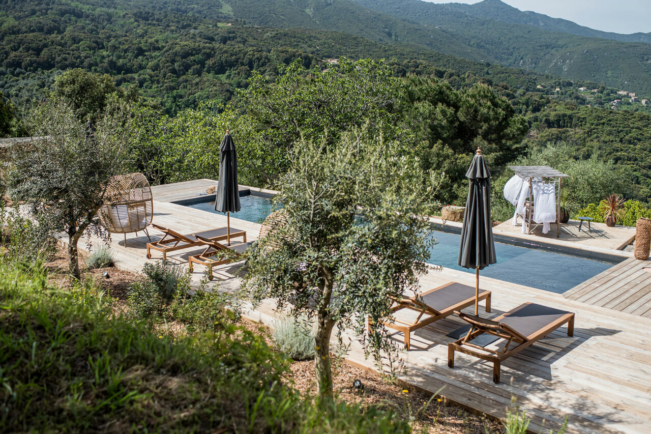 Maison d'hôtes avec piscine en Corse du Sud