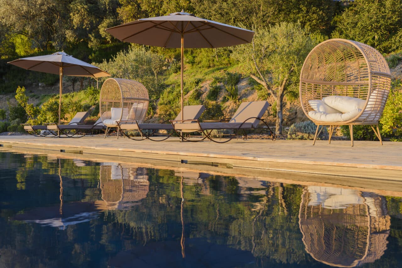 Maison d'hôtes avec piscine chauffée à Sari d'Orcino en Corse du sud
